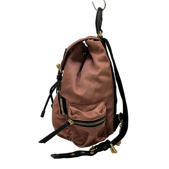 Burberry LONDON ENGLAND Backpack 4020959 Pink Beige Black Nylon Leather main image 14